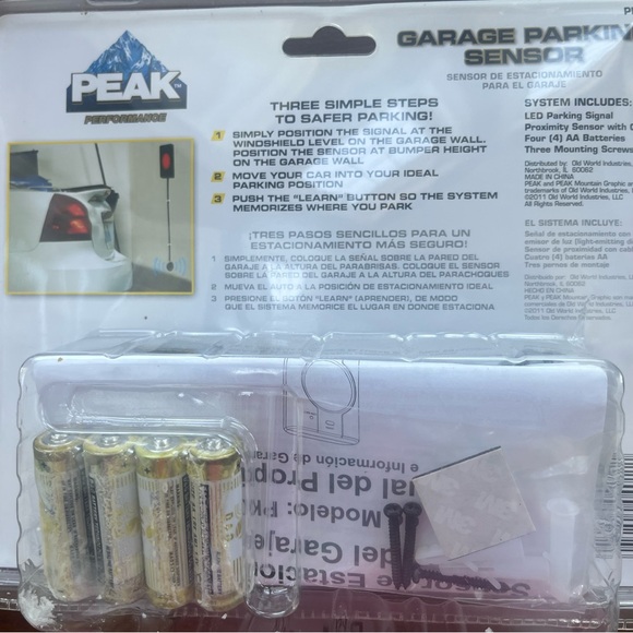 Peak Garage parking sensor NIB - Picture 3 of 6